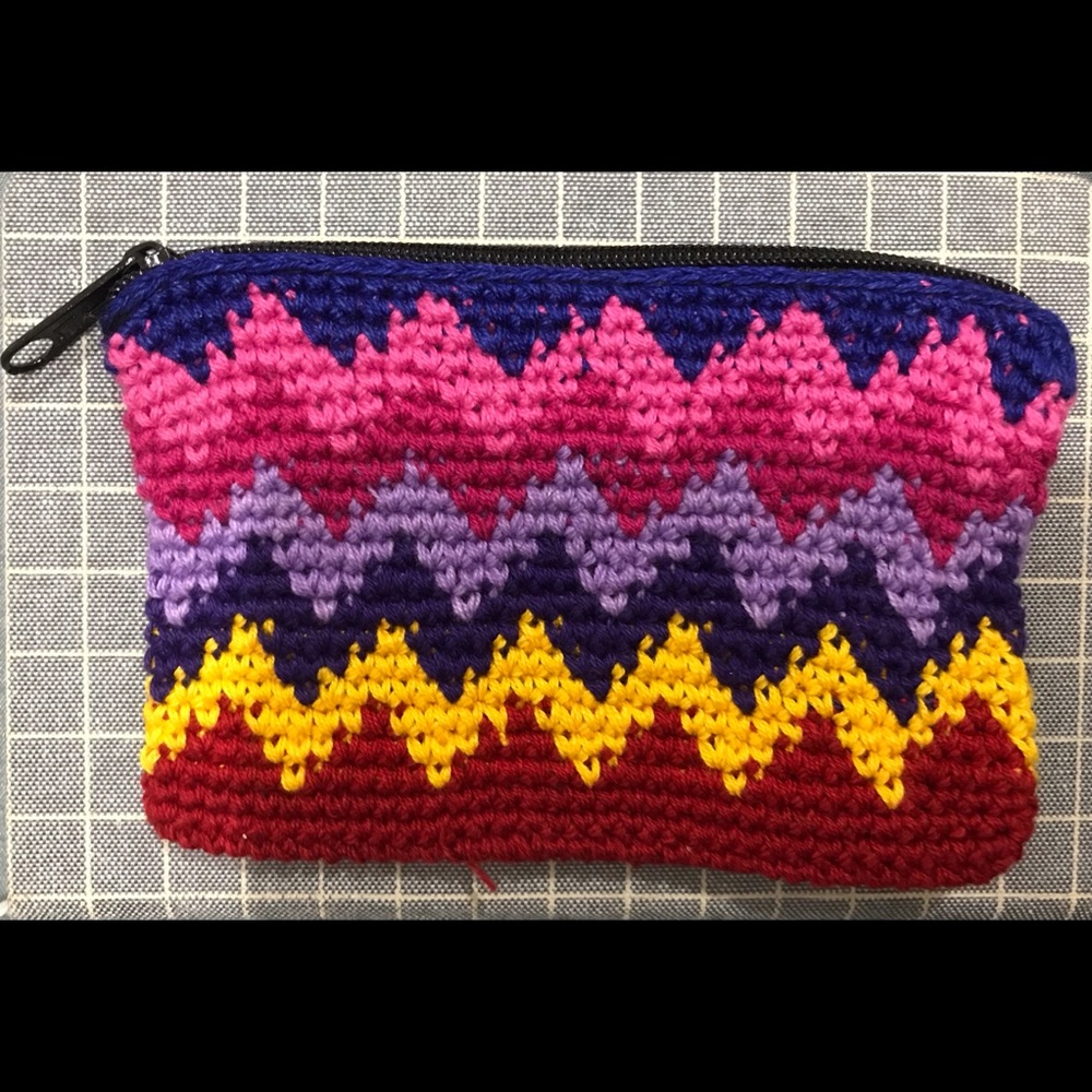 Woven Multicolored coin purse